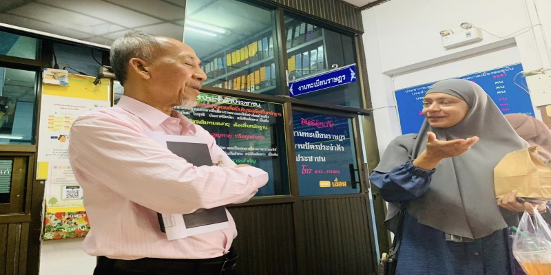EcoTive ร่วมประชุมกับท่านนายกเทศมนตรีเมืองตะลุบัน อ.สายบุรี จ.ปัตตานี