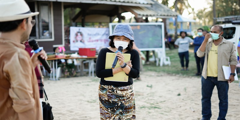 Pitching idea นำเสนอไอเดียของผู้ประกอบการและแอมบาสเดอร์