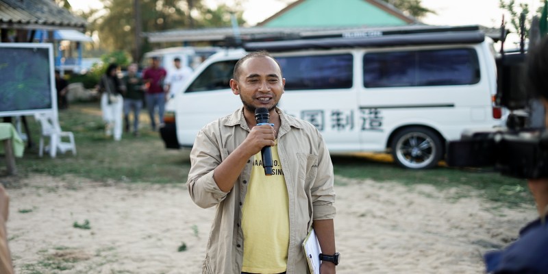 Pitching idea นำเสนอไอเดียของผู้ประกอบการและแอมบาสเดอร์