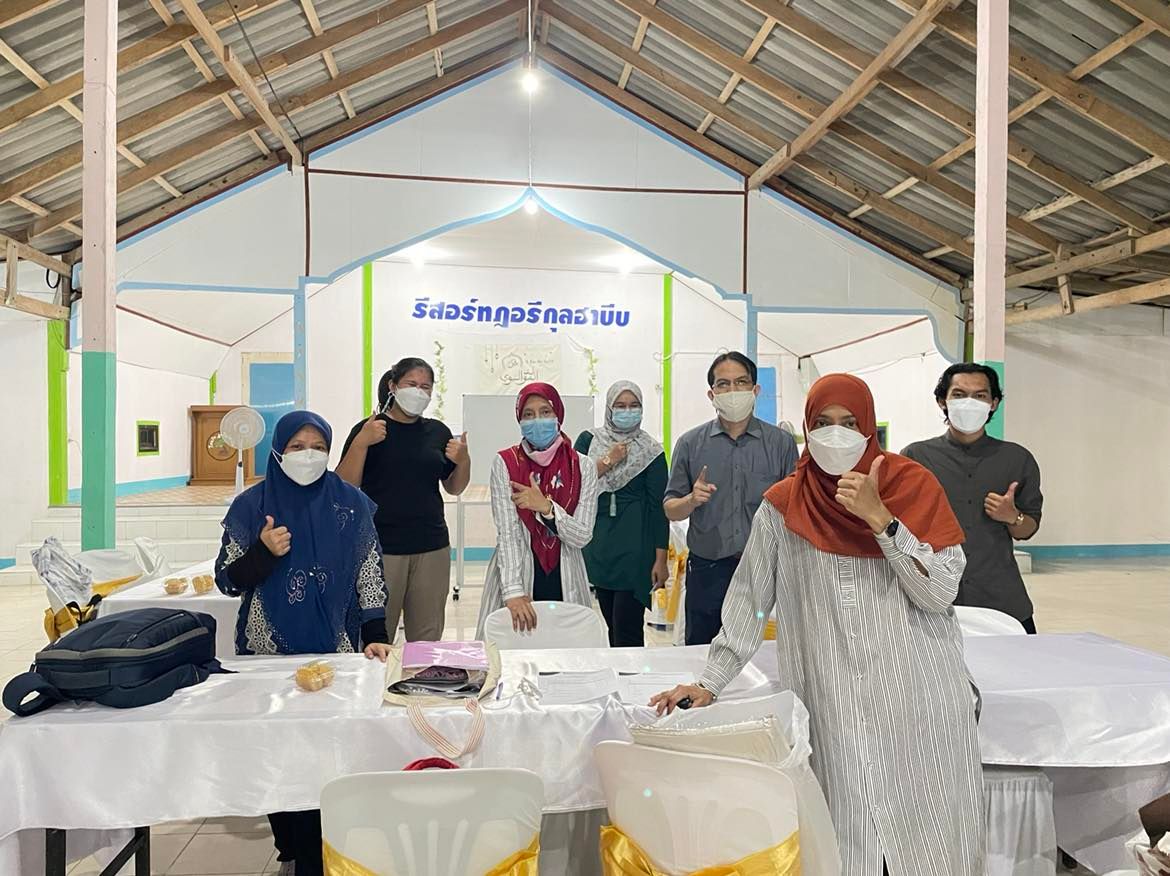 ประชุมแกนนำชุมชนตะบิ้ง อ.สายบุรี ด้วยเครื่องมือ REAP